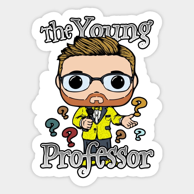 Young Professor Yellow Sticker by The Young Professor